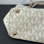 Michael Kors  Morgan Medium Logo Tote Bag Vanilla Acorn Gold Hardware MK Photo 11