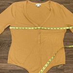 Gianni Bini Short Sleeve Tan Bodysuit Size XL Photo 7