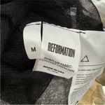 Reformation black tulle skirt NWT Photo 2