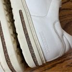 Birkenstock Bend White Leather Sneakers Size 8.5 Photo 3