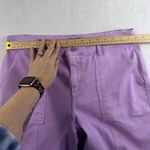 Talbots  14P 14 Petite Wide Leg Cropped Jeans Spring Lilac High Waisted HEMMED Photo 10