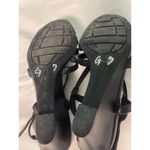 Natural Soul ‎ Naturlalizer Women's Black T-strap 7W Ankle Strap Wedge S-277 Photo 6