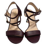 Nine West Gypsee Wine Maroon Heels Size 9 M Photo 0
