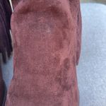 Madden Girl  "Shaare" brown leather fringe ankle boots size 7.5B Photo 5