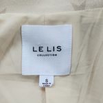 Le lis Collection Faux Suede Star Moto Jacket Cream Small Photo 1