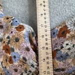 ASTR the Label Taupe Multi Floral Dress Womens Large Boho Hippie Country Ruffle Photo 12