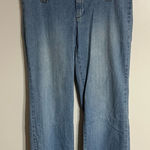 Westport Women’s Denim 90’s Wide Leg Light Wash Jeans Button Detail Size 12 Photo 0