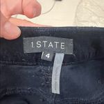 1. State navy blue corduroy Mini Skirt with zip front size 4. Photo 8