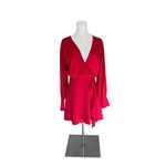 Tularosa  x Revolve - Caleb Red Long Sleeve Mini Dress Sz M Photo 1