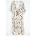 Eloquii ‎ Flutter Sleeve Floral Midi Dress 18 Photo 1