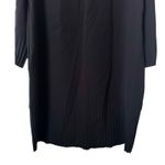 COS Pleated Detail Midi Shift Dress Black Sz 12 Photo 3