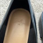 H&M Chunky Black Loafers with Gold Buckle Photo 1