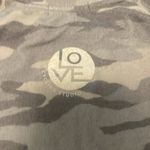 Beyond Yoga  Light Gray Camo Sweatshirt w/ Austin Texas Lettering, Size Large Photo 7