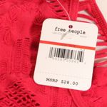 Free People NWT RED Hanalei Bralette Photo 5