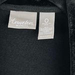 Chico's Travelers by  Velvet Collar Black Travel Jacket Versatile & Comfy S Small Photo 2