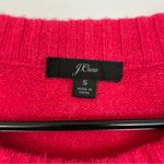 J.Crew Bright Pink Wool/Alpaca Blend Pullover Crewneck Sweater Size Small Photo 4