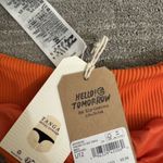 Billabong Tan Lines Side Tie Tanga Textured Orange Bikini Bottoms Large NWT Photo 3