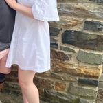 Abercrombie & Fitch  Cutout Poplin Mini Dress Photo 1