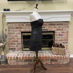 Max and Cleo black satin layered minidress / 6 / Excellent condition Photo 11