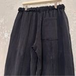 INDUSTRY Republic Clothing Tie Front Wide Leg Black Pants Small/Medium Size undefined Photo 5