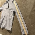 Cuddl Duds  Comfortwear Sweater Womens M  V-Neck Hoodie Small Cloud Gray A368071 Photo 5