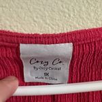 Cozy Casual  Crimson Ruffle Sleeve Blouse Photo 1