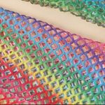 Rainbow Fishnet Gloves New Photo 2