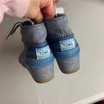 Toms  Women's Size 5 Desert Wedge botties Blue Chambray Aztec Boho Western Photo 6