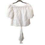 Club Monaco CLUB‎ MONACO Ahlam Silk Tie Back Blouse Sz XS Photo 3