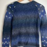 Barbour  ladies mohair wool blend pullover fair isle style sweater size small Photo 10