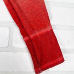 Harley Davidson Red Ombre Long Sleeve Top, Raw Hem, Eagle Logo, Biker Size Small Photo 13