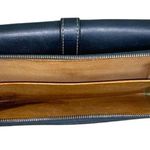 Coach Vintage 90's Black/Silver Trifold Leather Clutch Wallet Photo 8