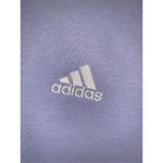 Adidas Lilac & White Essentials 3 Stripped Cropped Hooded Sweatshirt Photo 6