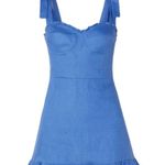 Reformation Blue Mini Dress Photo 0