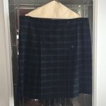 Girls Sz 18.5T Waist 40 Plaid Blue, Red & Green Uniform Skirt. Below Knee Photo 5