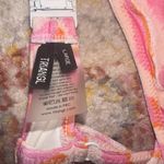 Triangl pink and Orange Leopard Print Bikini Top Size L Photo 3