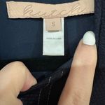 Hutch  Navy Blue with Gold Thread Detail Long Sleeve Dress- Size Small Photo 3