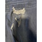 Rue 21 Twentyone Black Distressed Destructed Jeans Mid Rise Skinny Flex 13/14 Photo 4