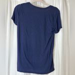 Aerie  Deep Blue V-Neck Short Sleeve Tee Photo 1