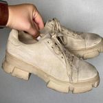 Steve Madden Platform Sneakers Women's 9 Cream Beige Chunky Y2K Grunge Shoes Photo 0