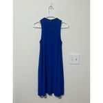 Alexander Wang  Mini Dress Leather Trim‎ Sleeveless Blue Size 0 Photo 5