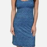 Patagonia Morning Glory Dress, Navy Blue Diamante | Size Medium Photo 0