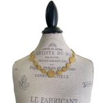 Vintage Gold Tone Ancient Roman Coin Medallion Statement Necklace Photo 4