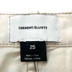 Current/Elliott NWT  Off White "The Vintage Cropped Slim" Five Pocket Mom Jeans Photo 3
