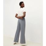 MM LaFleur Pants Womens 0 Gray Origami Suiting Wesley 1.0 Trousers Stretch Photo 3