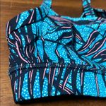 Lululemon  Blue Patterned Sports Bra Photo 1