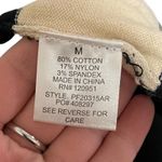 Pink Rose (M) Square Neck 1/2 Sleeve Sweater Dress Wide Stripe Two Pocket Photo 6