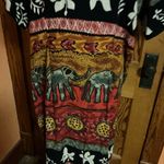 Vintage 90s safari animal print maxi dress Size undefined Photo 7