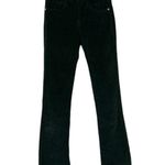 frame denim FRAME Le Mini Boot Corduroy Green High Waisted Pants Trousers Jeans Photo 5