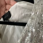 Majorelle NWOT  Ash White Silver Sequin Mini Dress Long Sleeve Size Small Photo 7